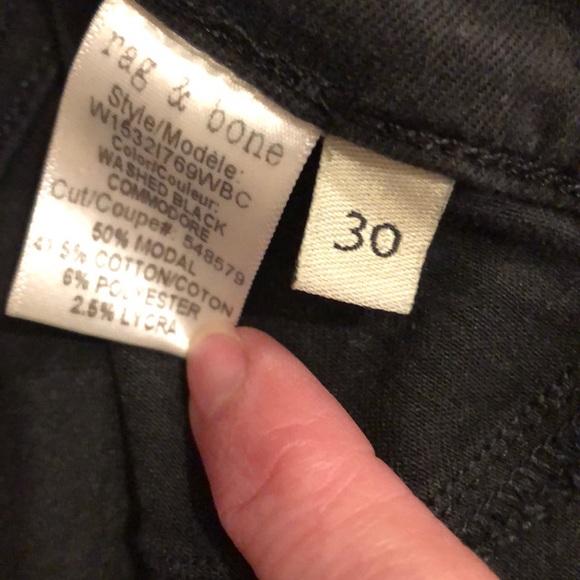 Rag and bone high rise skinny jeans - Picture 5 of 6